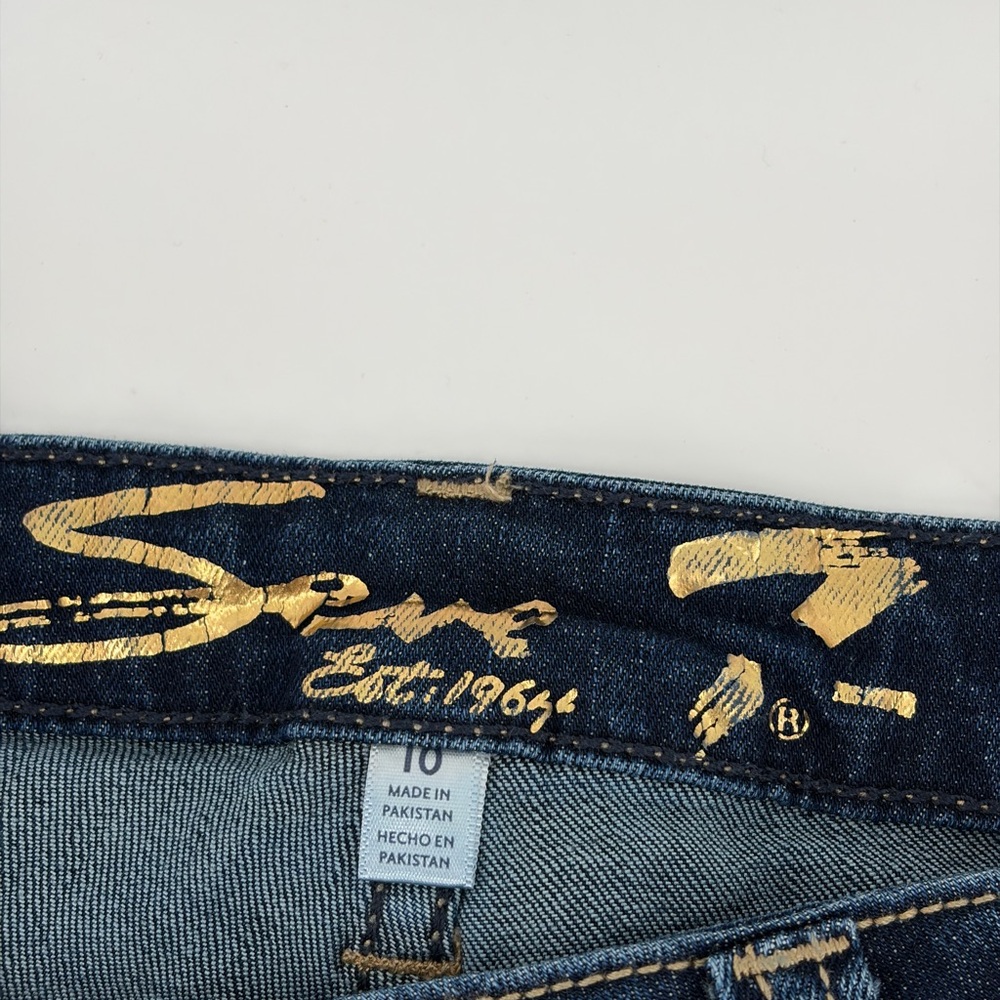 Seven 7 Denim Torino Women's Weekend Shorts‎ Front Zip - Picture 3 of 8
